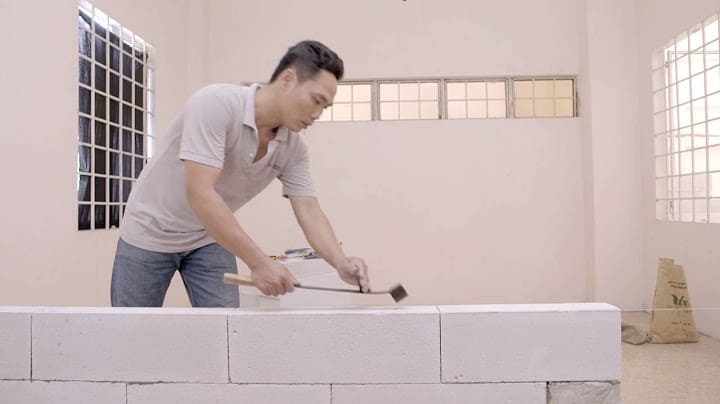 Hướng dẫn thi công với gạch nhẹ aac HASS