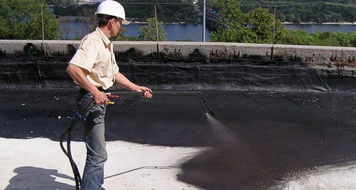 Chống thấm sàn bê tông bằng Bitum