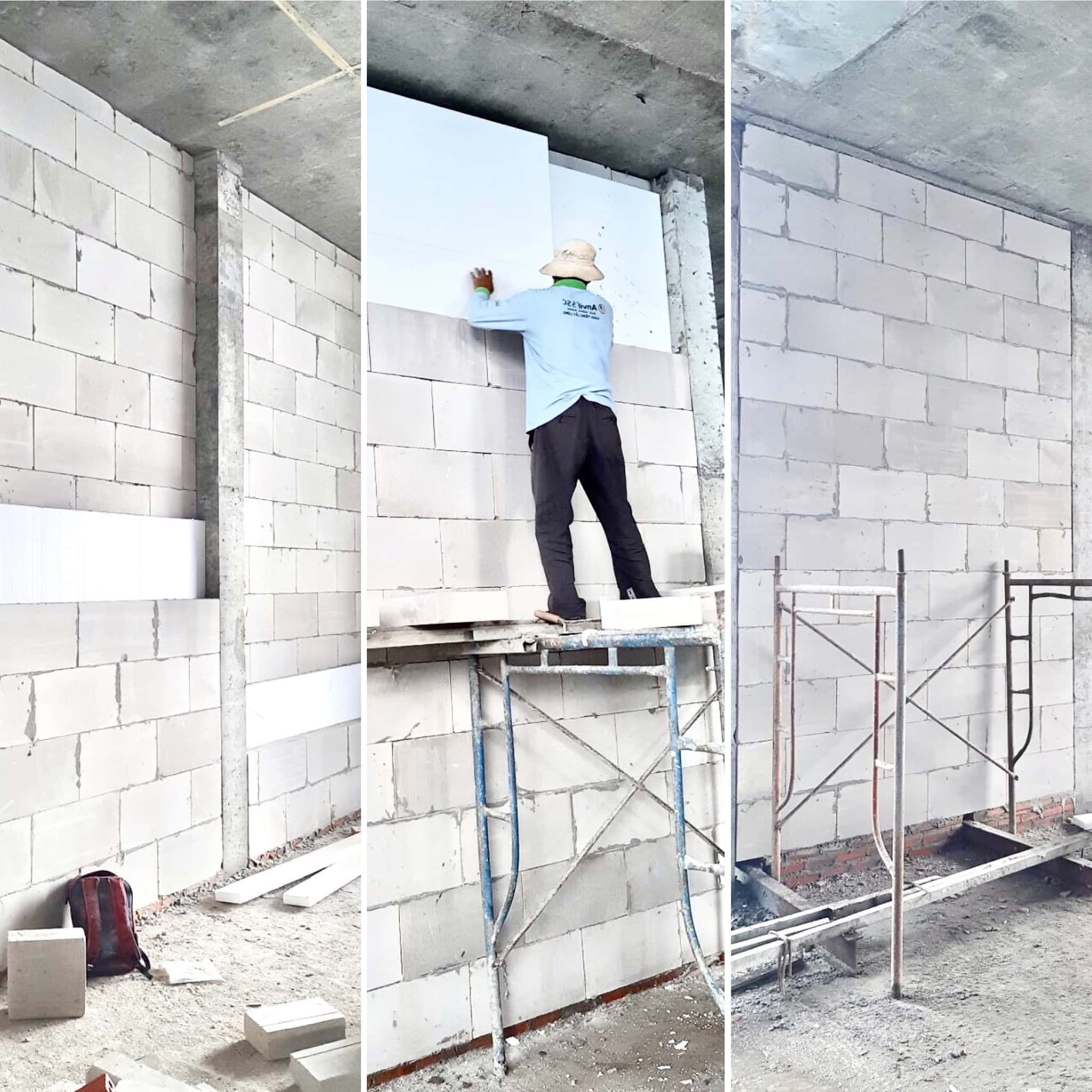 Tường cách âm Karaoke từ gạch AAC của HASS